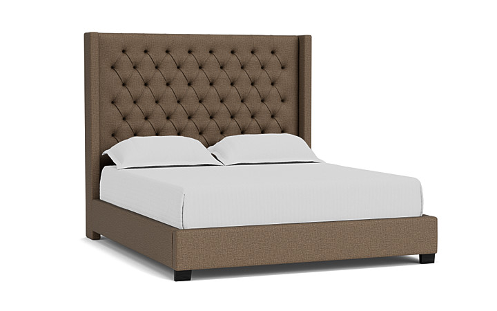 Westerly grey store upholstered bed